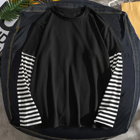 Women's Long Sleeve With Double Striped Sleeves