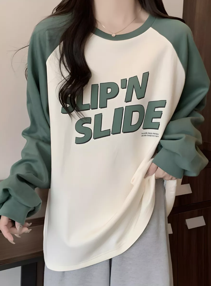 Quest Printed Korean Style Sweatshirt