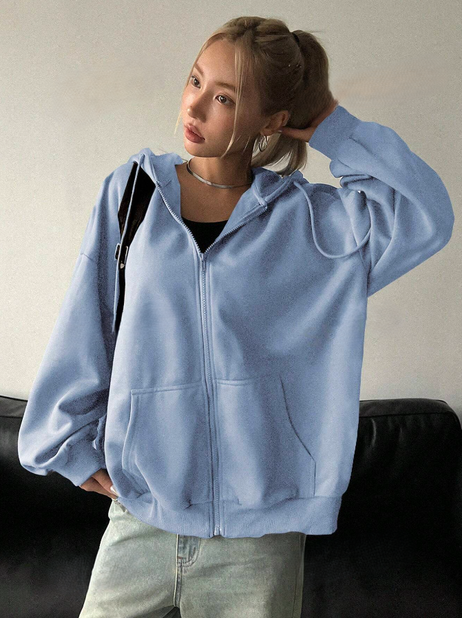 Guero Zip-Up Oversized Lined Hoodie