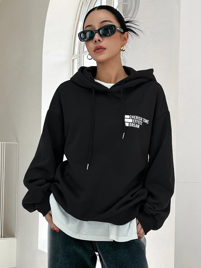 Women's Oversize Printed Hoodie