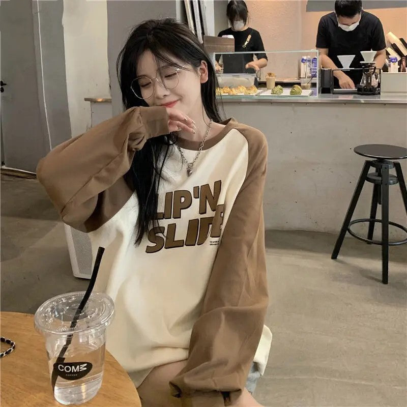 Quest Printed Korean Style Sweatshirt