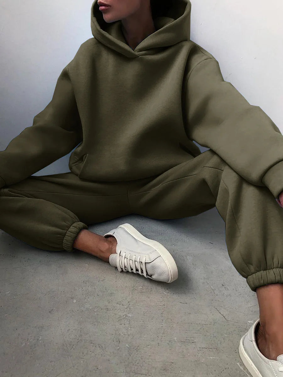 Women's Velour Oversized Hoodie