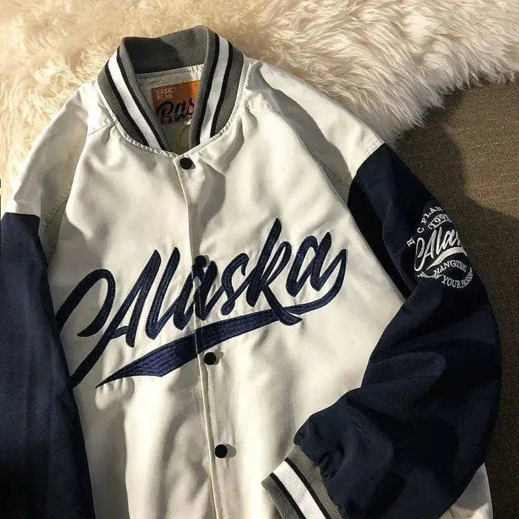 Women's Printed Baseball Jacket