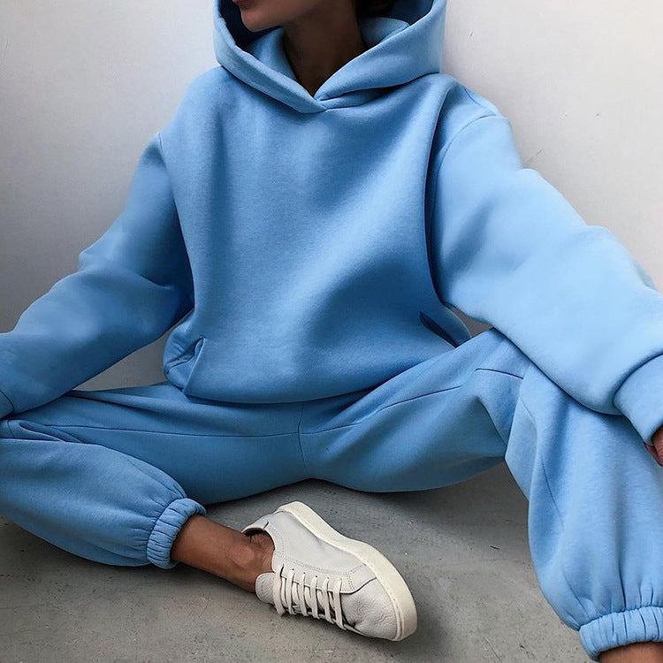 Women's Velour Oversized Hoodie