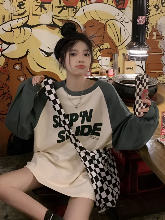 Quest Printed Korean Style Sweatshirt